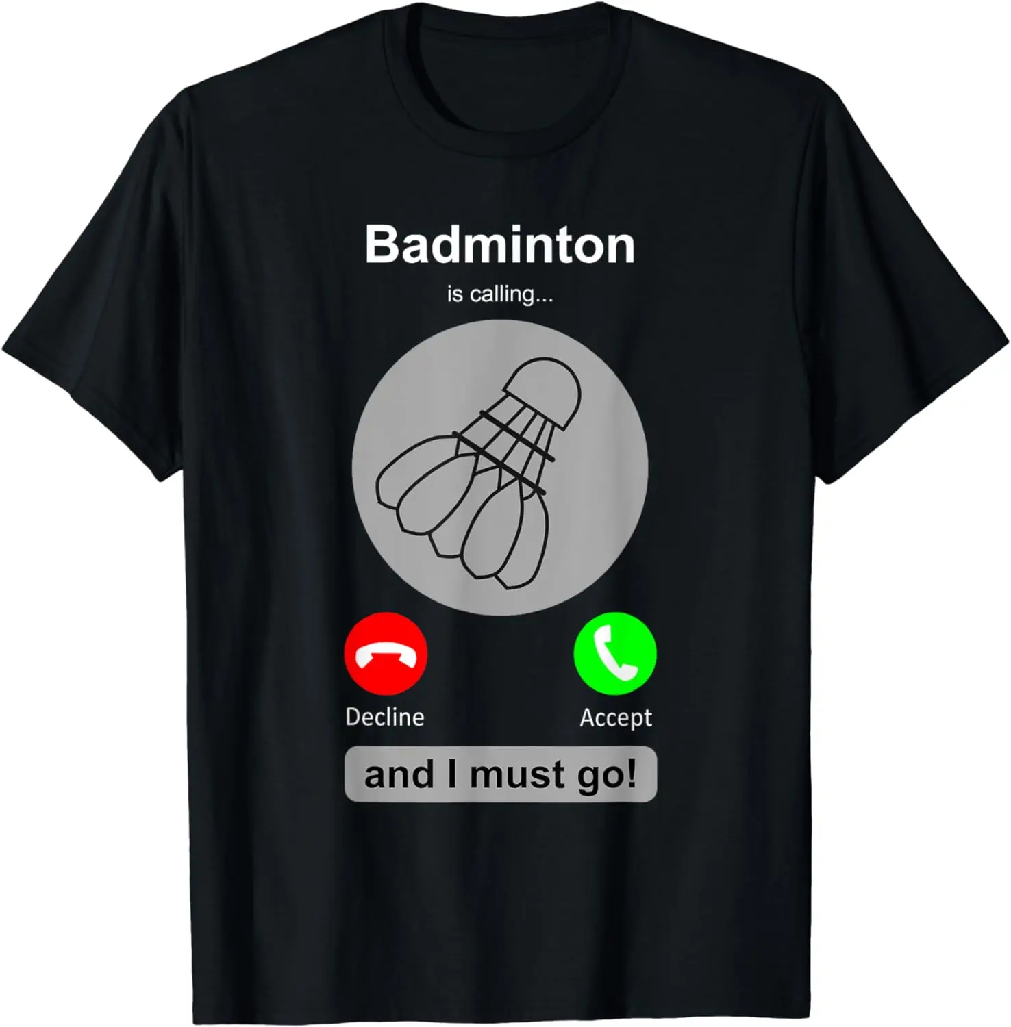 Badminton Quotes Short - Women's Fun Badminton T-Shirt Pattern T-Shirt