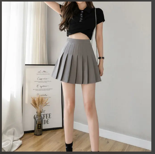 Zoki Sexy Women Pleated Skirts - Badminton Korea ulasan dan harga