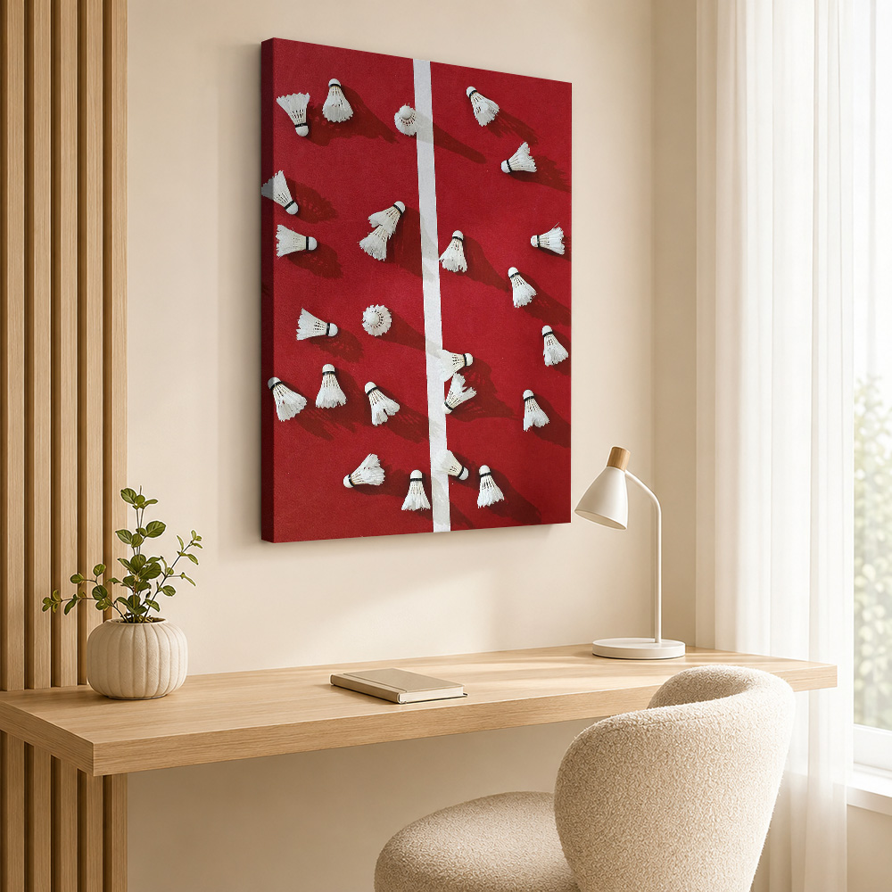 Badminton Shuttlecocks Framed  - Badminton Photo ulasan dan harga