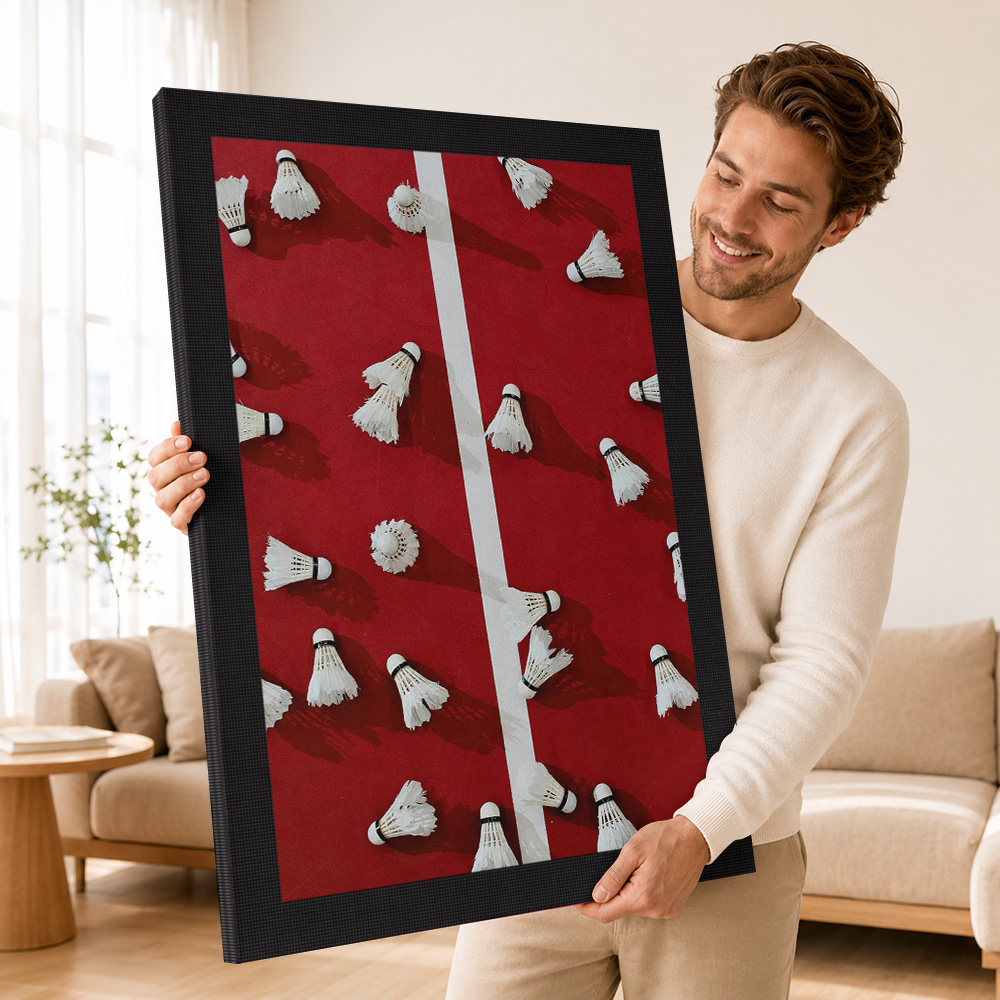 Badminton Shuttlecocks Framed  - Badminton Photo ulasan dan harga