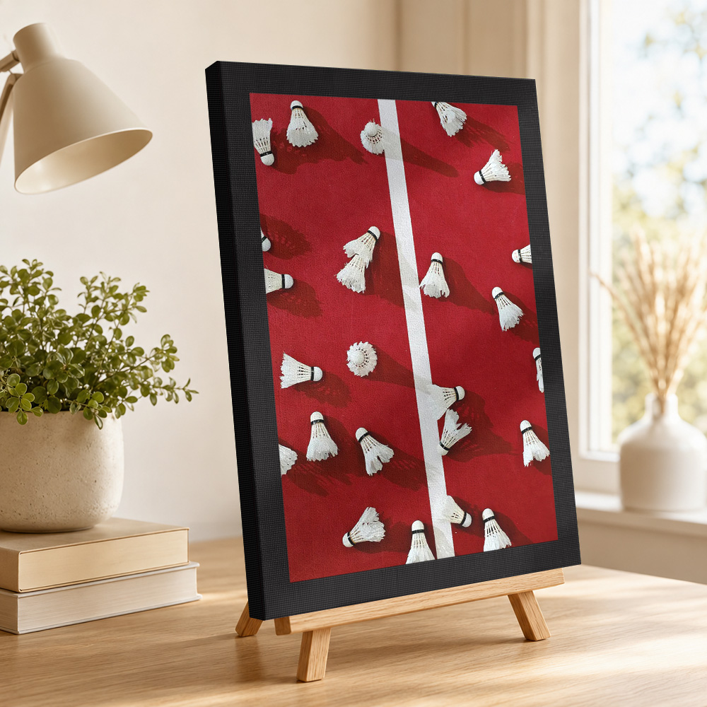 Badminton Shuttlecocks Framed  - Badminton Photo ulasan dan harga