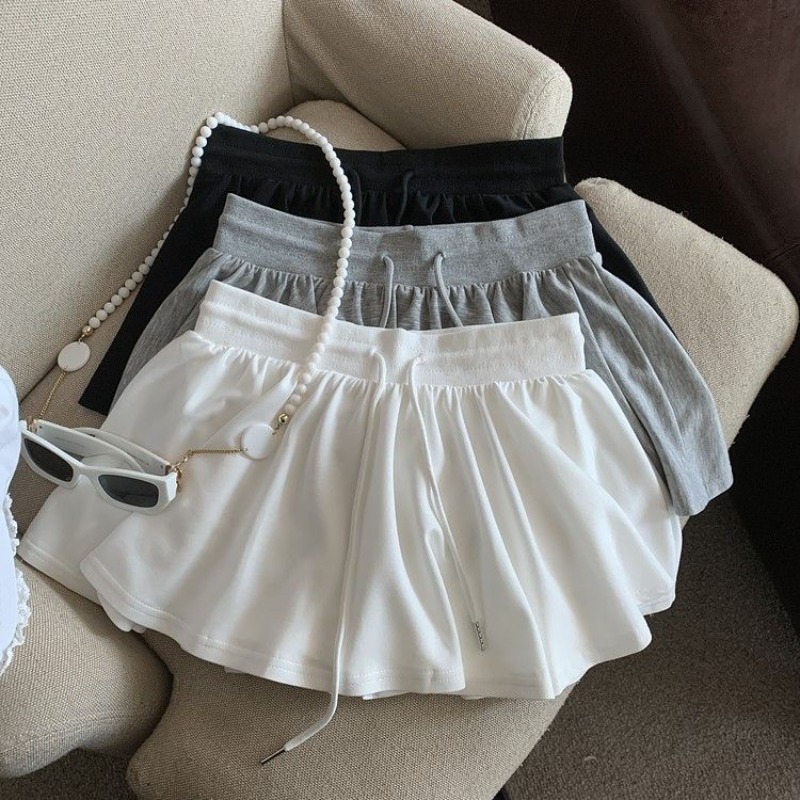 Women Mini Skirts Korean White - Badminton Korea ulasan dan harga