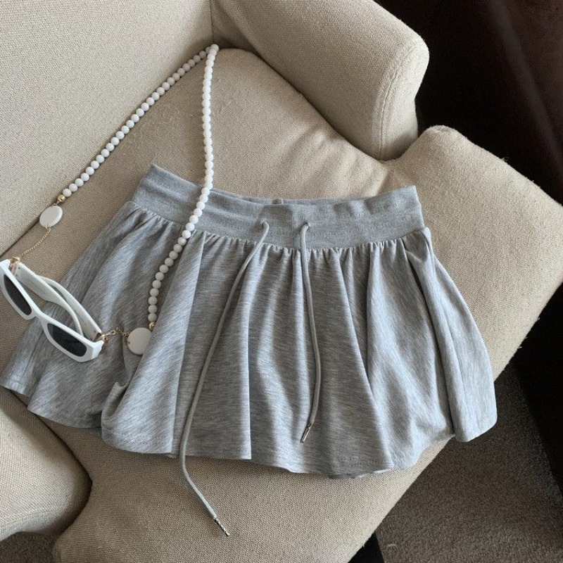 Women Mini Skirts Korean White - Badminton Korea ulasan dan harga