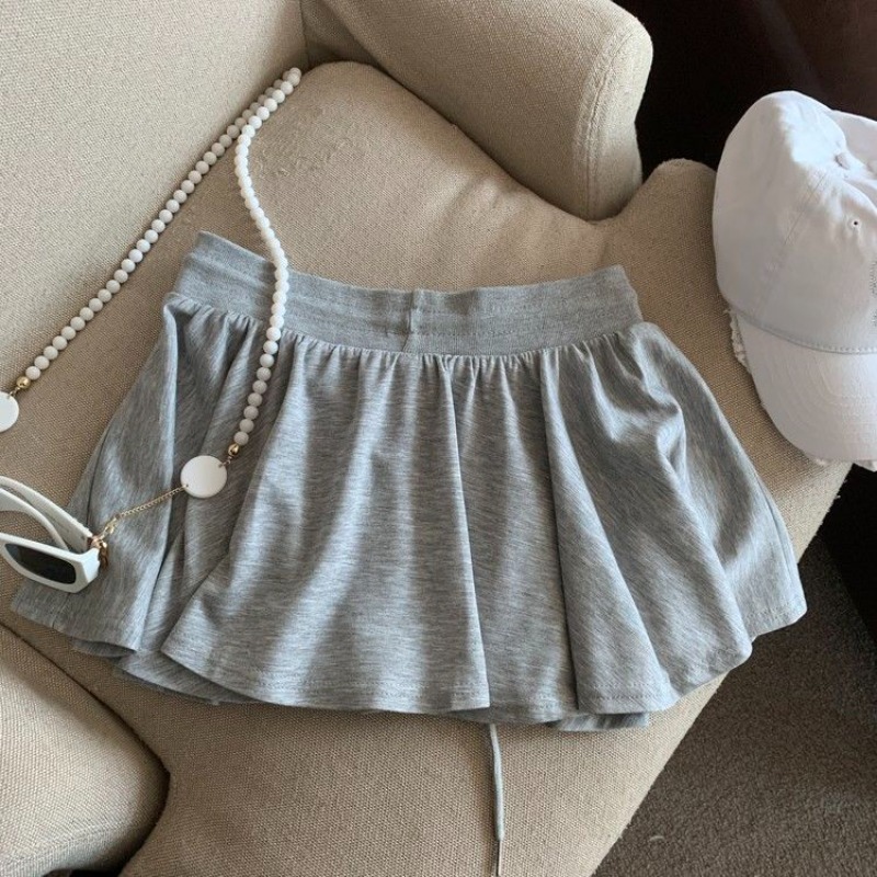 Women Mini Skirts Korean White - Badminton Korea ulasan dan harga
