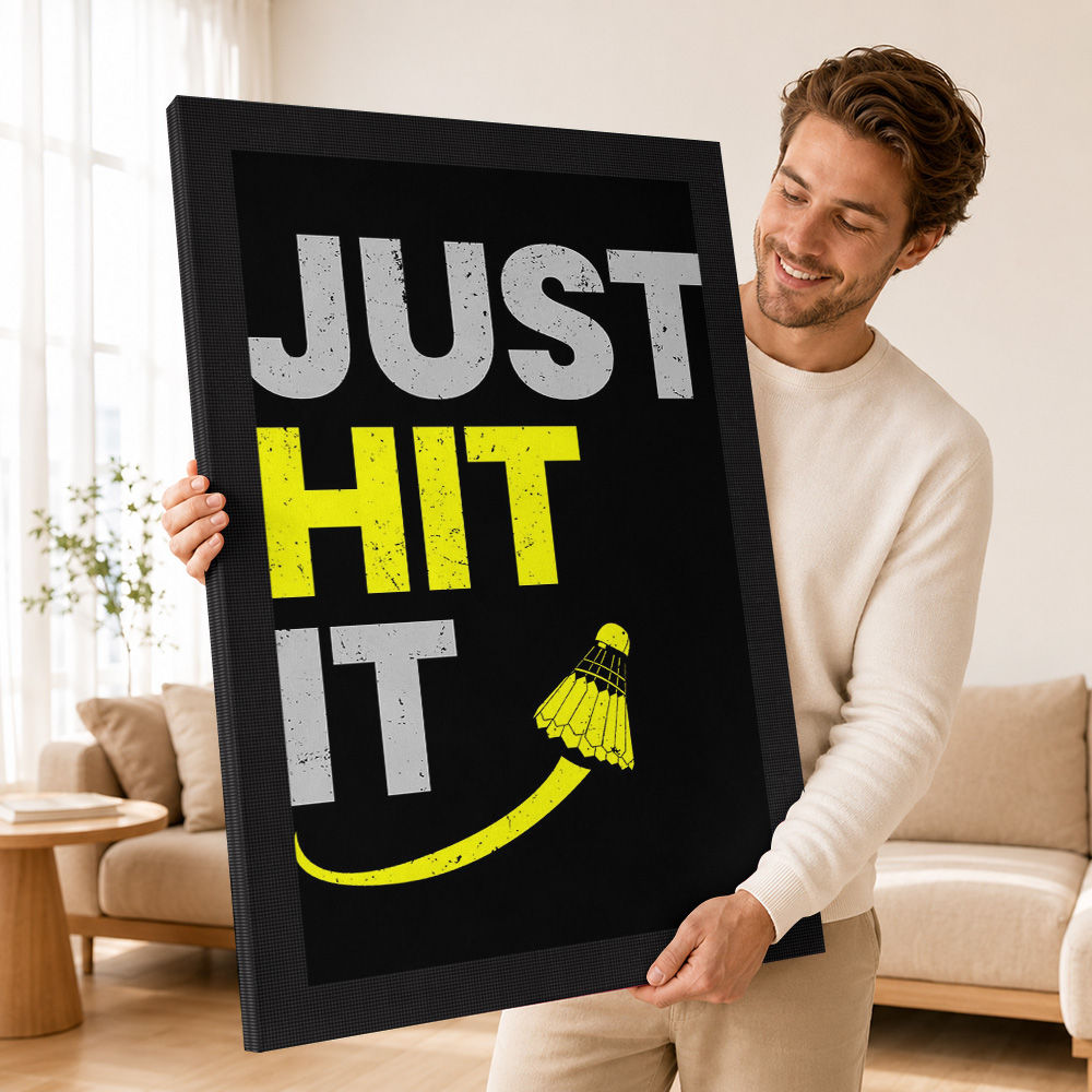 Badminton Canvas Painting Post - Badminton Photo ulasan dan harga