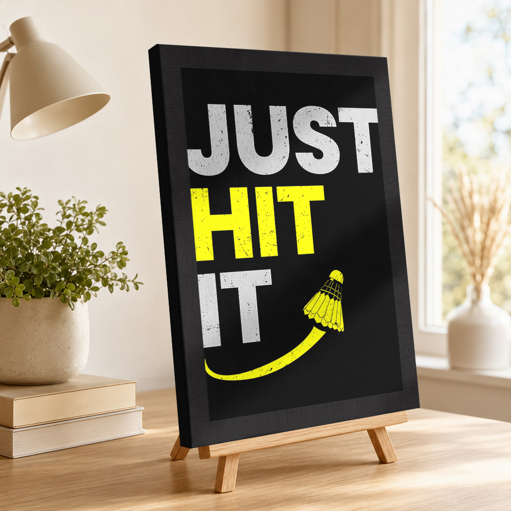 Badminton Canvas Painting Post - Badminton Photo ulasan dan harga