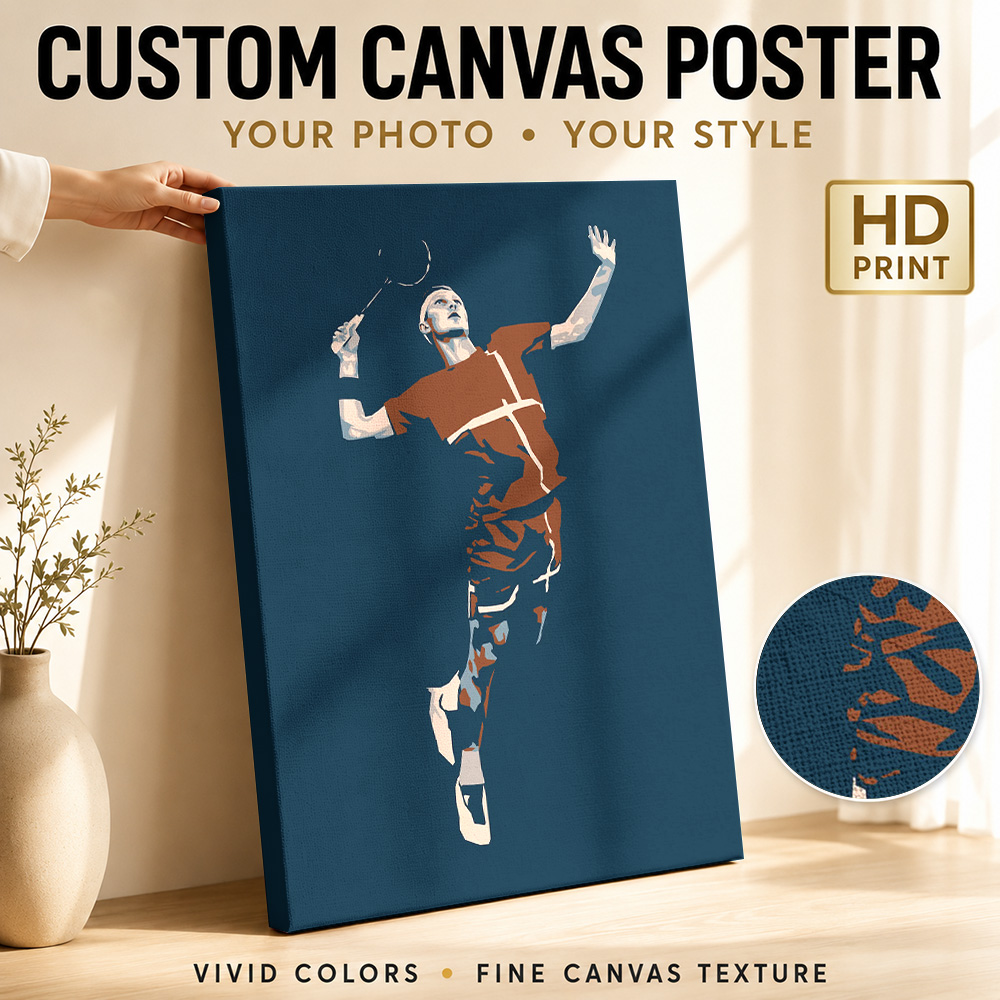 Badminton Player Silhouette Ca - Badminton Photo ulasan dan harga