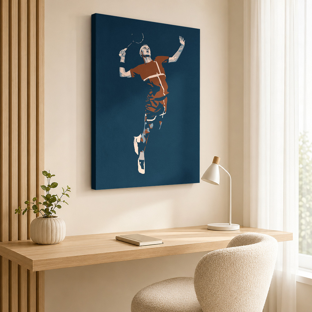 Badminton Player Silhouette Ca - Badminton Photo ulasan dan harga