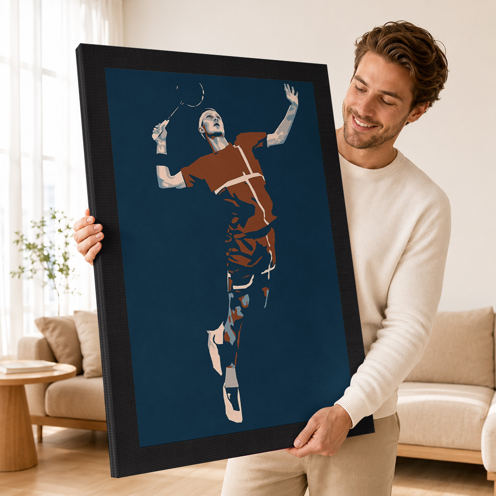 Badminton Player Silhouette Ca - Badminton Photo ulasan dan harga