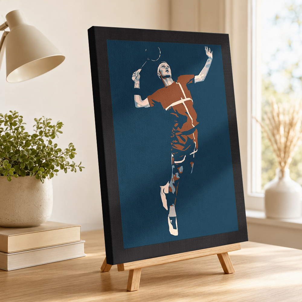 Badminton Player Silhouette Ca - Badminton Photo ulasan dan harga