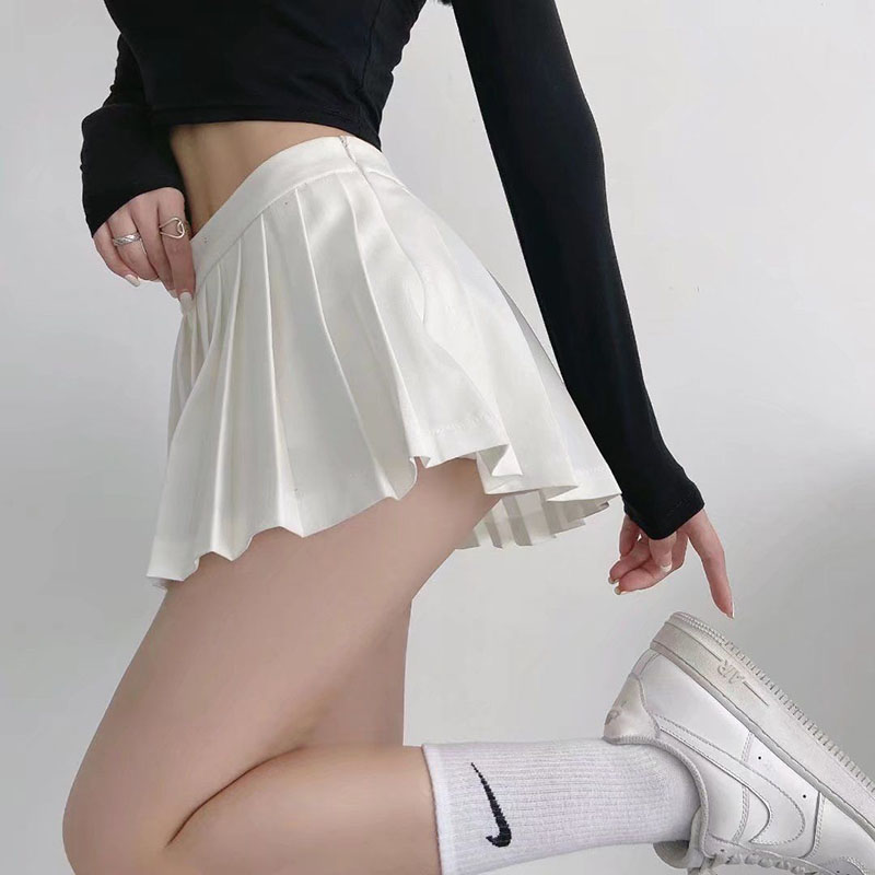 MEXZT Sexy Pleated Skirts Wome - Badminton Korea ulasan dan harga
